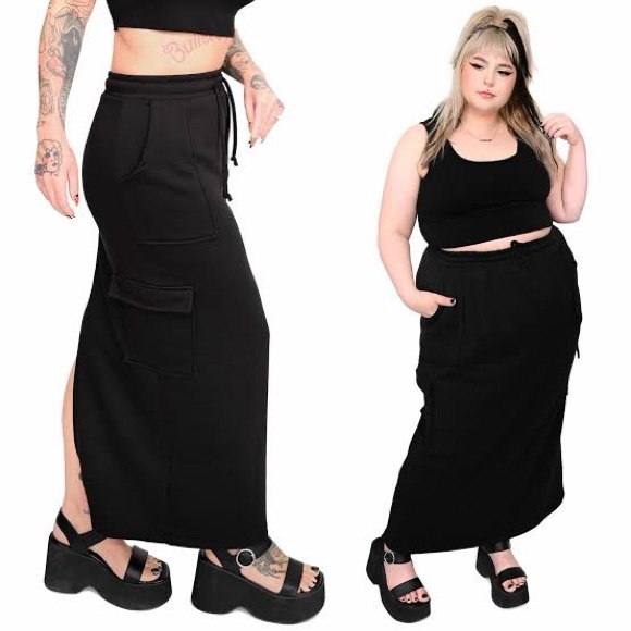 Foxblood Dresses & Skirts - Foxblood | Cargo Maxi Skirt